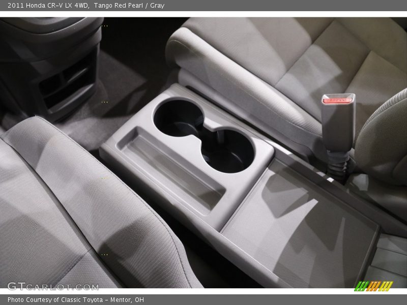 Tango Red Pearl / Gray 2011 Honda CR-V LX 4WD