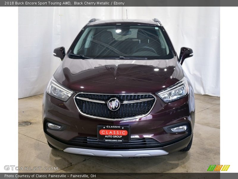 Black Cherry Metallic / Ebony 2018 Buick Encore Sport Touring AWD