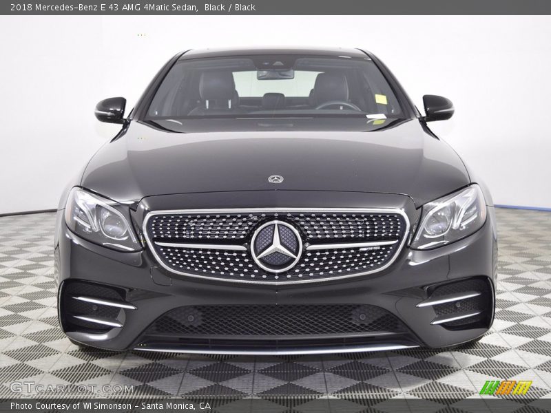 Black / Black 2018 Mercedes-Benz E 43 AMG 4Matic Sedan