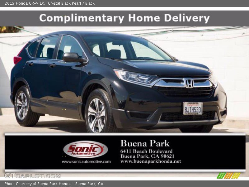 Crystal Black Pearl / Black 2019 Honda CR-V LX