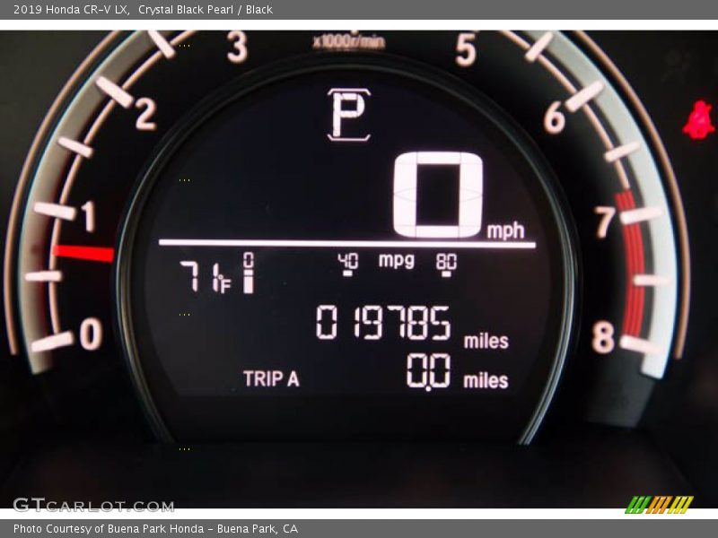 Crystal Black Pearl / Black 2019 Honda CR-V LX