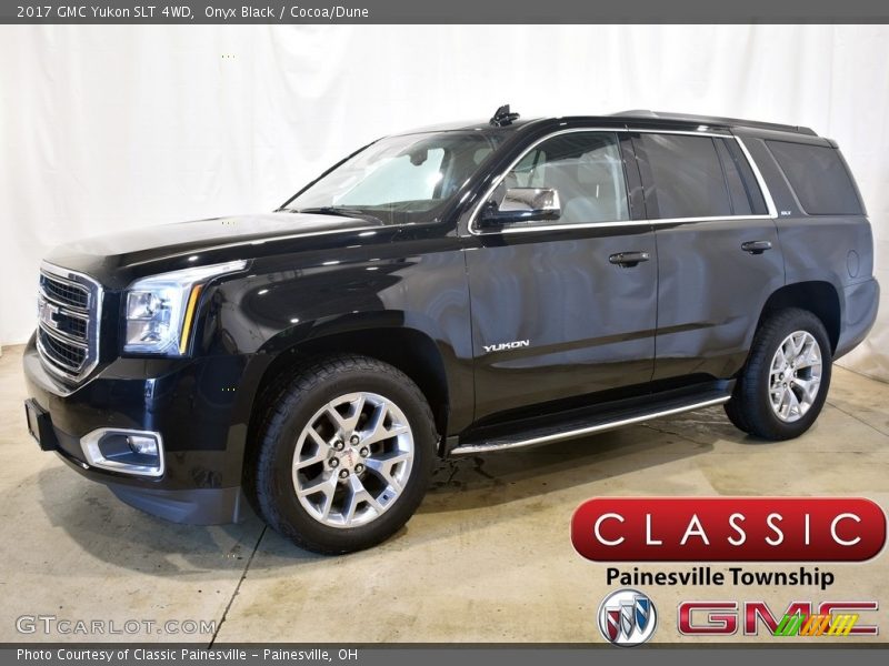 Onyx Black / Cocoa/Dune 2017 GMC Yukon SLT 4WD