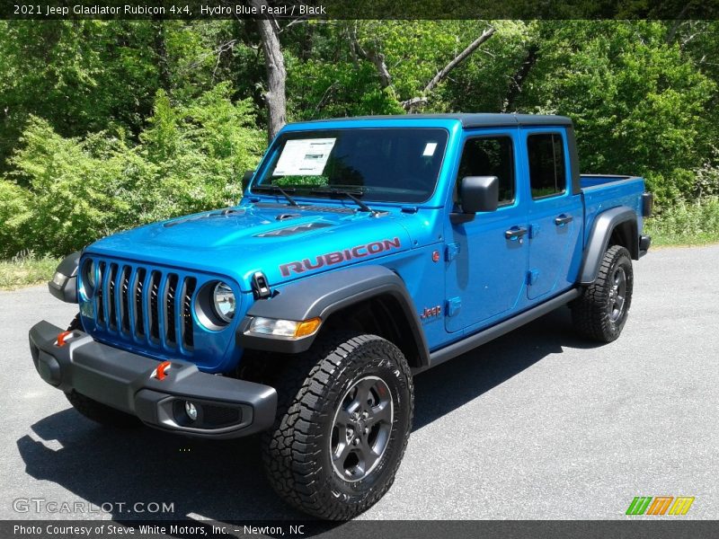 Hydro Blue Pearl / Black 2021 Jeep Gladiator Rubicon 4x4