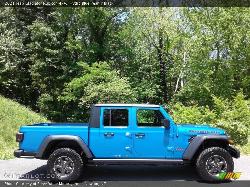 Hydro Blue Pearl / Black 2021 Jeep Gladiator Rubicon 4x4