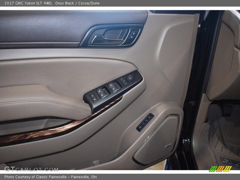 Onyx Black / Cocoa/Dune 2017 GMC Yukon SLT 4WD