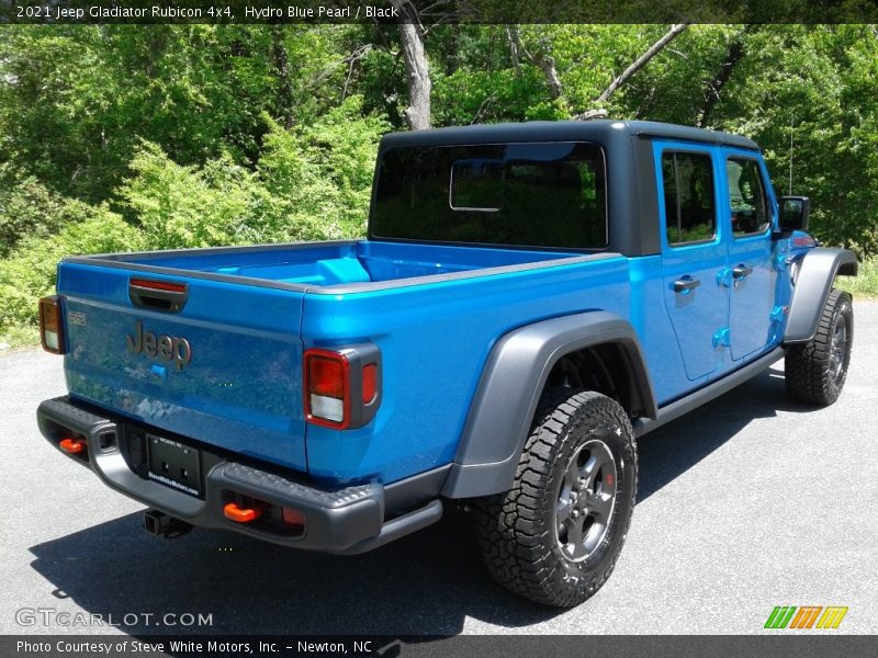 Hydro Blue Pearl / Black 2021 Jeep Gladiator Rubicon 4x4