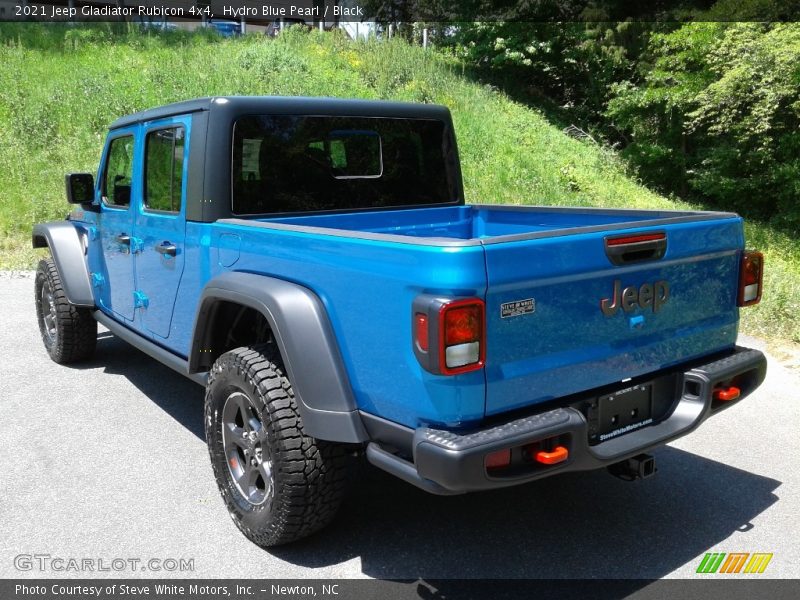 Hydro Blue Pearl / Black 2021 Jeep Gladiator Rubicon 4x4
