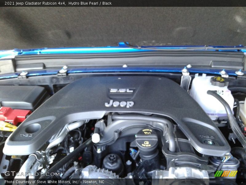 Hydro Blue Pearl / Black 2021 Jeep Gladiator Rubicon 4x4