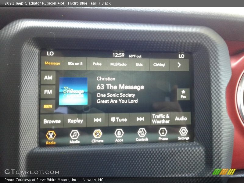 Hydro Blue Pearl / Black 2021 Jeep Gladiator Rubicon 4x4