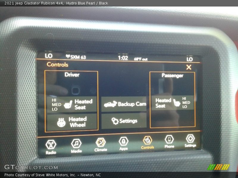 Hydro Blue Pearl / Black 2021 Jeep Gladiator Rubicon 4x4