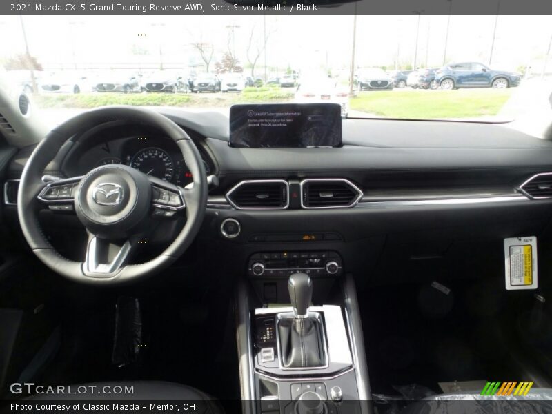 Sonic Silver Metallic / Black 2021 Mazda CX-5 Grand Touring Reserve AWD
