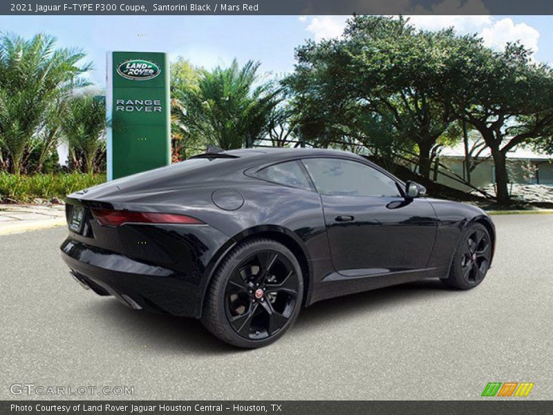 Santorini Black / Mars Red 2021 Jaguar F-TYPE P300 Coupe