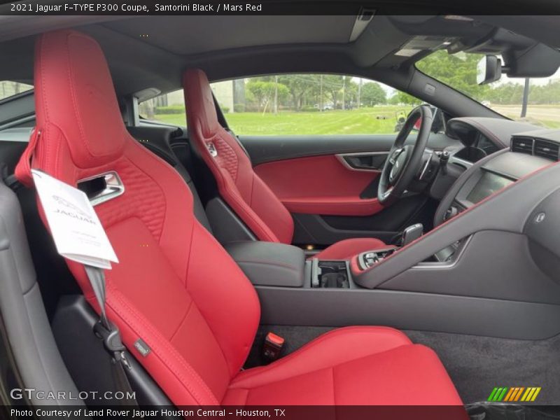  2021 F-TYPE P300 Coupe Mars Red Interior