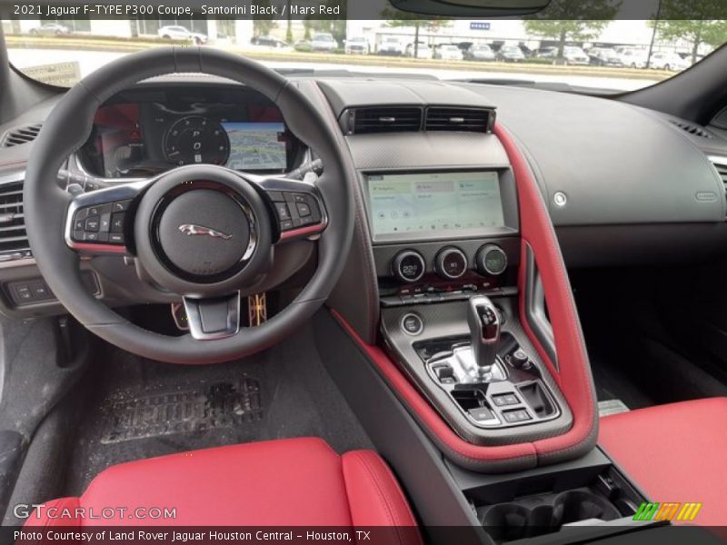 Dashboard of 2021 F-TYPE P300 Coupe