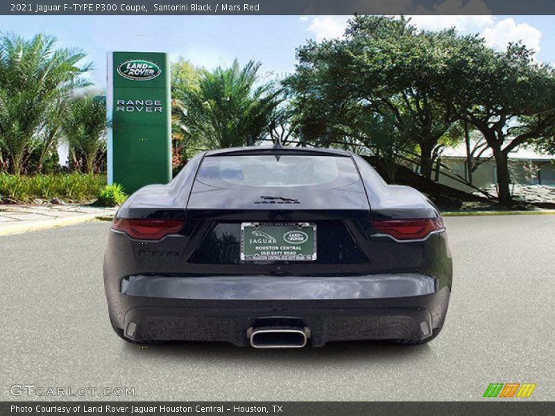 Santorini Black / Mars Red 2021 Jaguar F-TYPE P300 Coupe