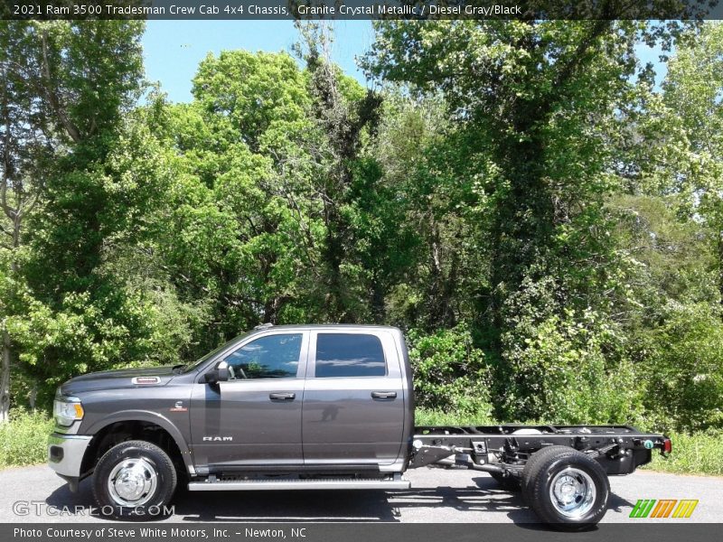Granite Crystal Metallic / Diesel Gray/Black 2021 Ram 3500 Tradesman Crew Cab 4x4 Chassis