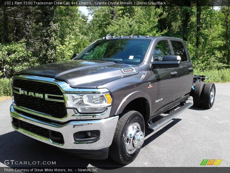 Granite Crystal Metallic / Diesel Gray/Black 2021 Ram 3500 Tradesman Crew Cab 4x4 Chassis