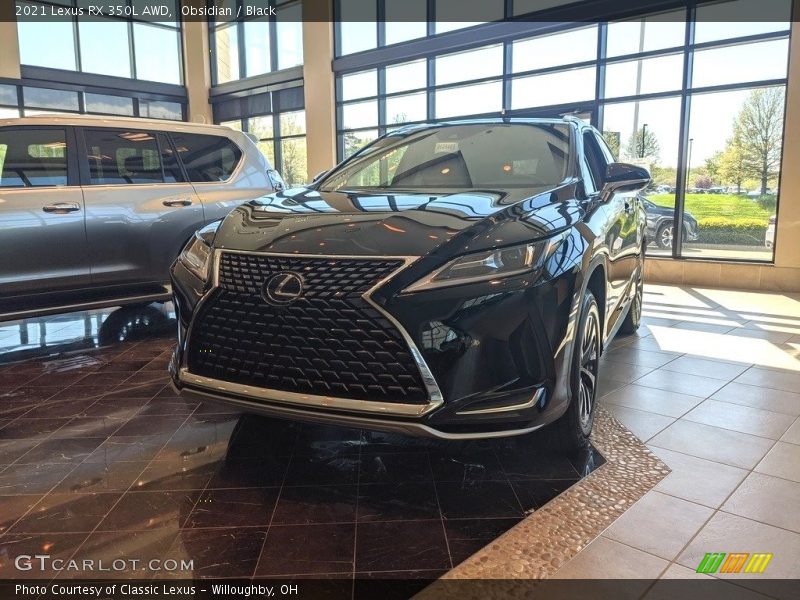 Obsidian / Black 2021 Lexus RX 350L AWD