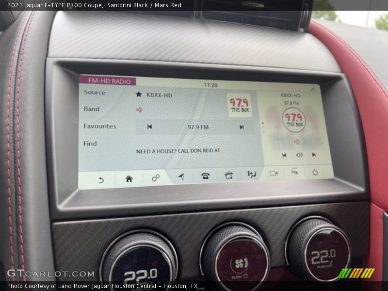 Santorini Black / Mars Red 2021 Jaguar F-TYPE P300 Coupe