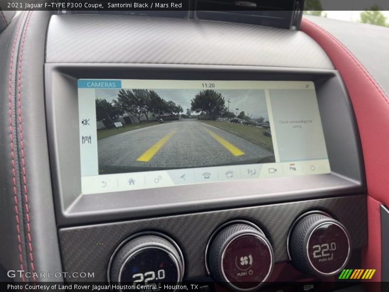 Santorini Black / Mars Red 2021 Jaguar F-TYPE P300 Coupe