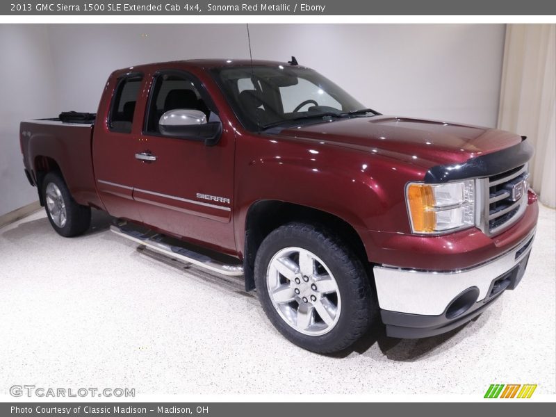 Sonoma Red Metallic / Ebony 2013 GMC Sierra 1500 SLE Extended Cab 4x4