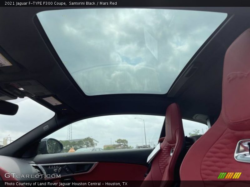 Santorini Black / Mars Red 2021 Jaguar F-TYPE P300 Coupe