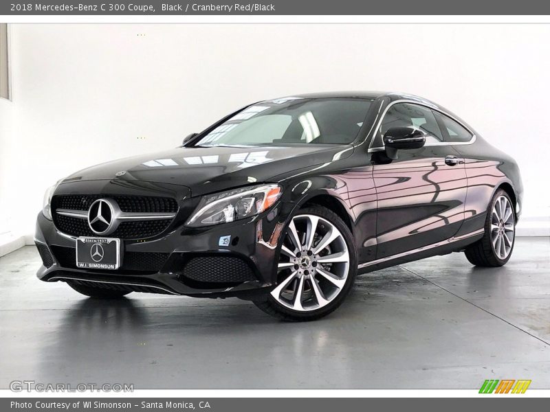 Front 3/4 View of 2018 C 300 Coupe