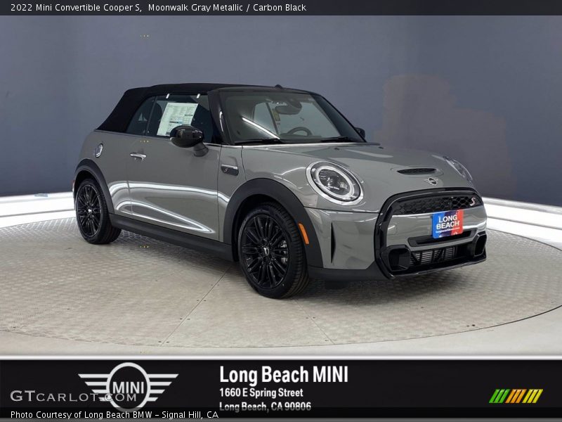 Moonwalk Gray Metallic / Carbon Black 2022 Mini Convertible Cooper S