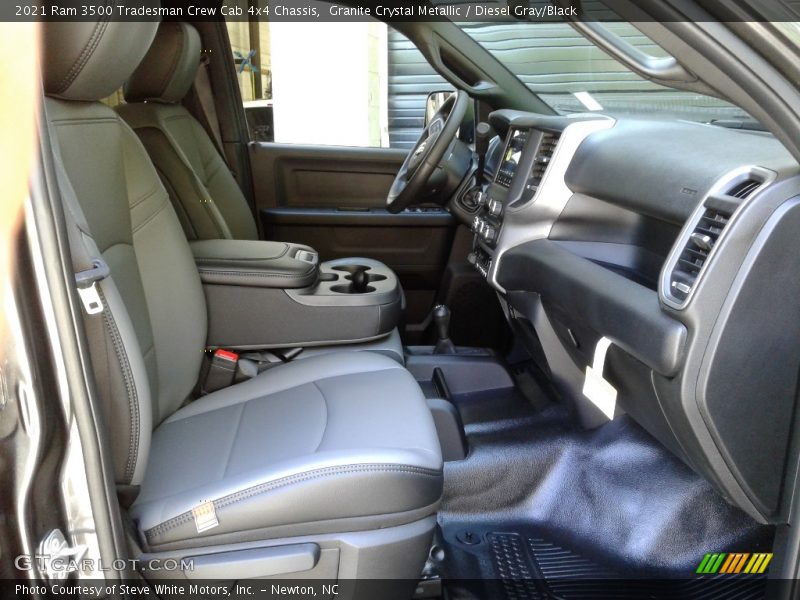  2021 3500 Tradesman Crew Cab 4x4 Chassis Diesel Gray/Black Interior