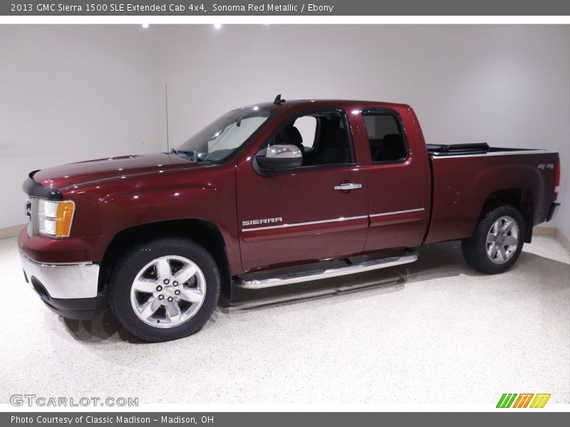 Sonoma Red Metallic / Ebony 2013 GMC Sierra 1500 SLE Extended Cab 4x4