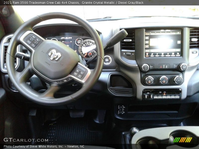 Granite Crystal Metallic / Diesel Gray/Black 2021 Ram 3500 Tradesman Crew Cab 4x4 Chassis