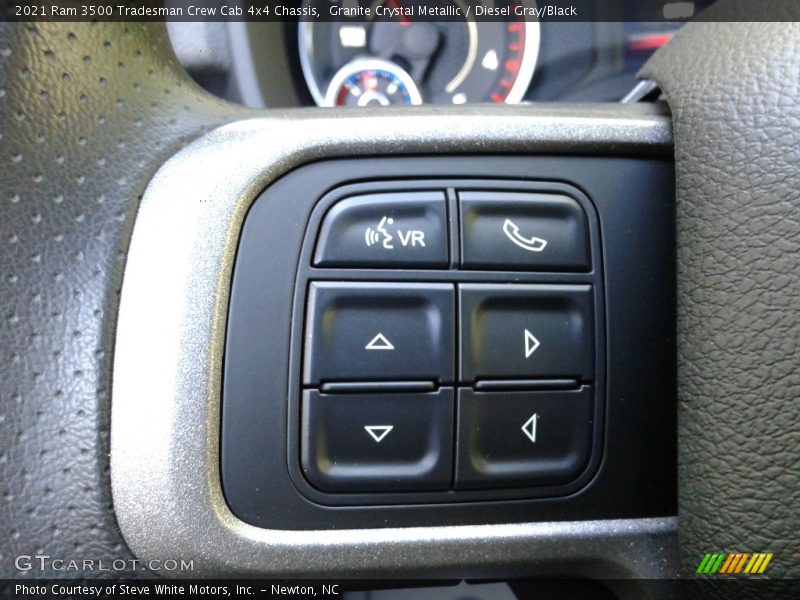  2021 3500 Tradesman Crew Cab 4x4 Chassis Steering Wheel