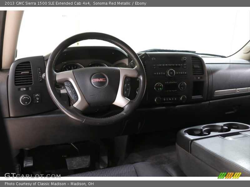 Sonoma Red Metallic / Ebony 2013 GMC Sierra 1500 SLE Extended Cab 4x4