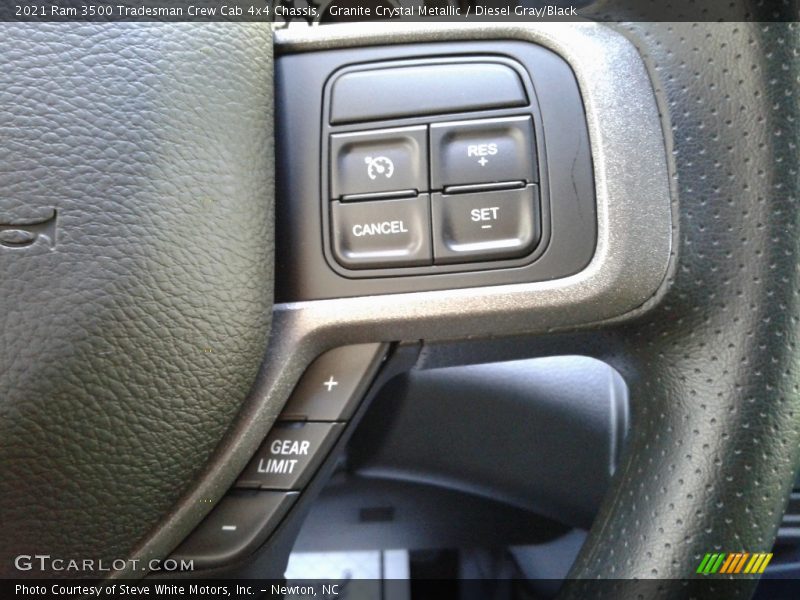  2021 3500 Tradesman Crew Cab 4x4 Chassis Steering Wheel