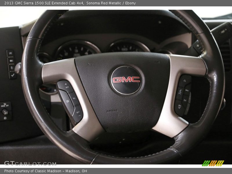 Sonoma Red Metallic / Ebony 2013 GMC Sierra 1500 SLE Extended Cab 4x4