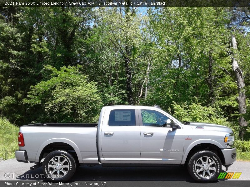 Billet Silver Metallic / Cattle Tan/Black 2021 Ram 2500 Limited Longhorn Crew Cab 4x4