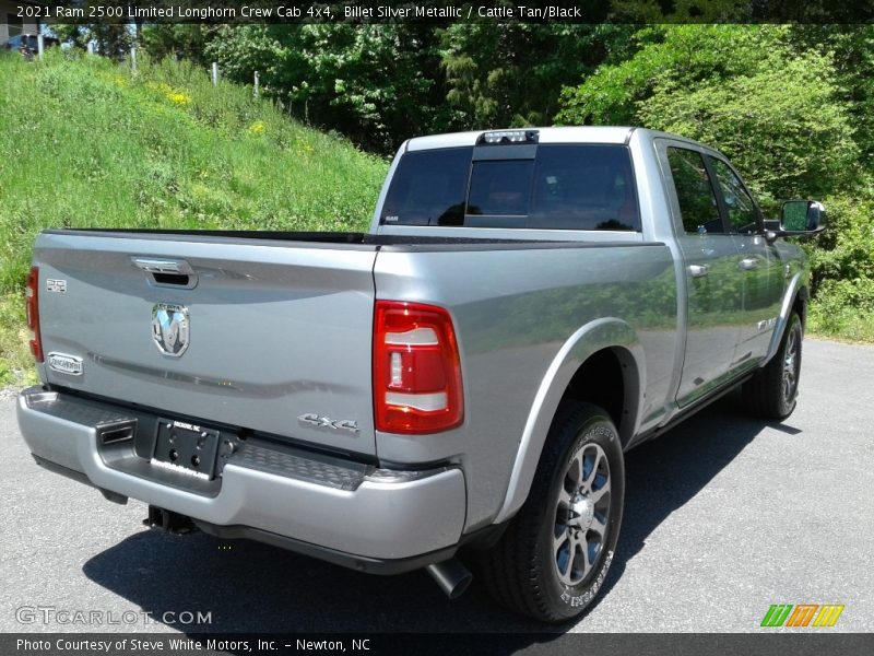 Billet Silver Metallic / Cattle Tan/Black 2021 Ram 2500 Limited Longhorn Crew Cab 4x4