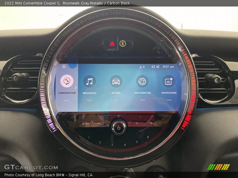 Controls of 2022 Convertible Cooper S