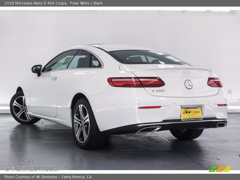 Polar White / Black 2018 Mercedes-Benz E 400 Coupe