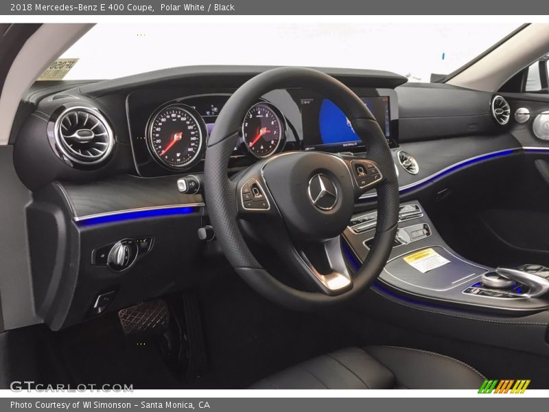 Polar White / Black 2018 Mercedes-Benz E 400 Coupe