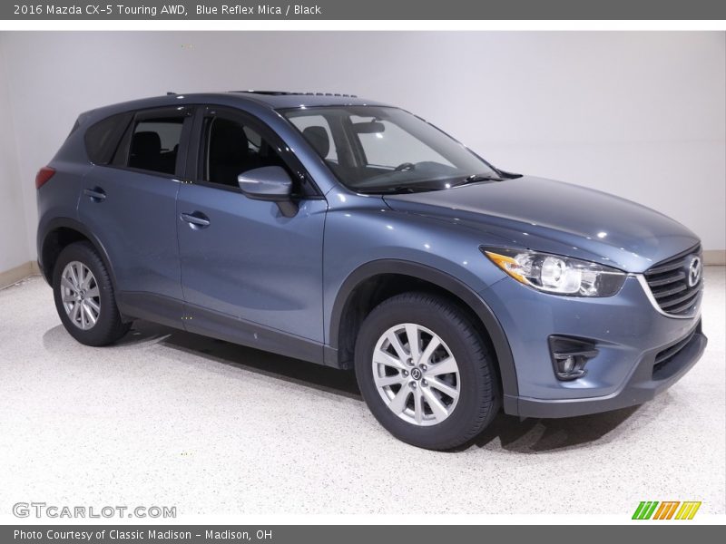 Blue Reflex Mica / Black 2016 Mazda CX-5 Touring AWD
