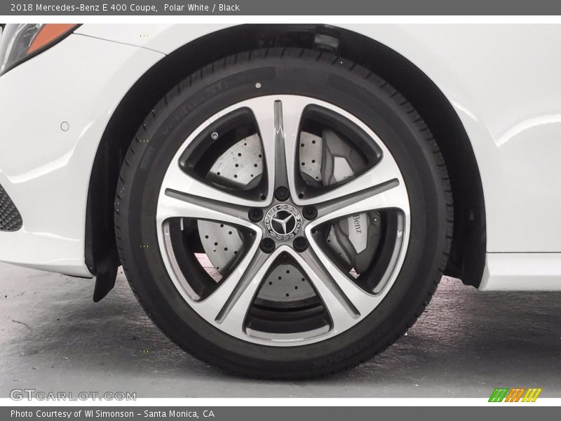 Polar White / Black 2018 Mercedes-Benz E 400 Coupe