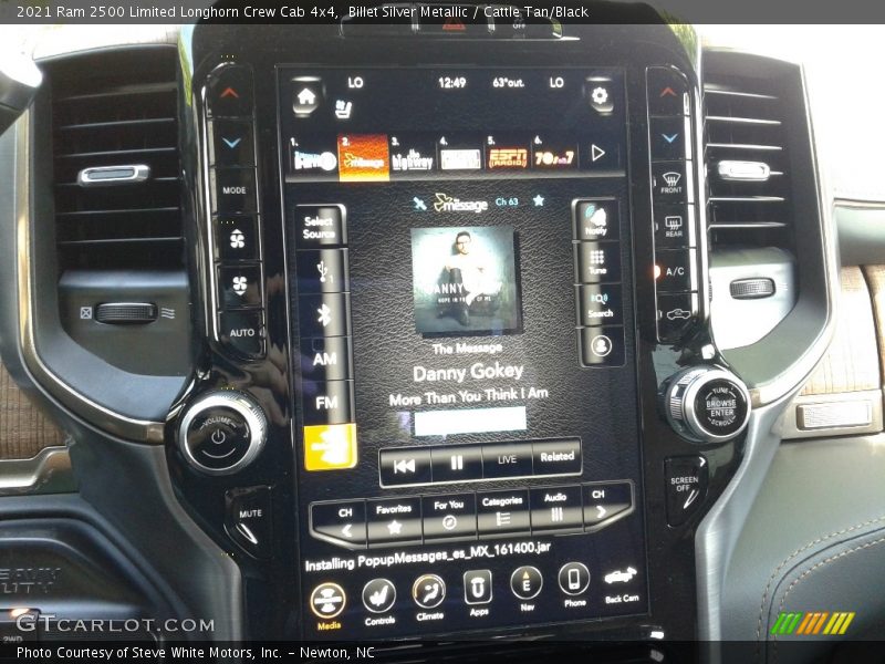 Billet Silver Metallic / Cattle Tan/Black 2021 Ram 2500 Limited Longhorn Crew Cab 4x4