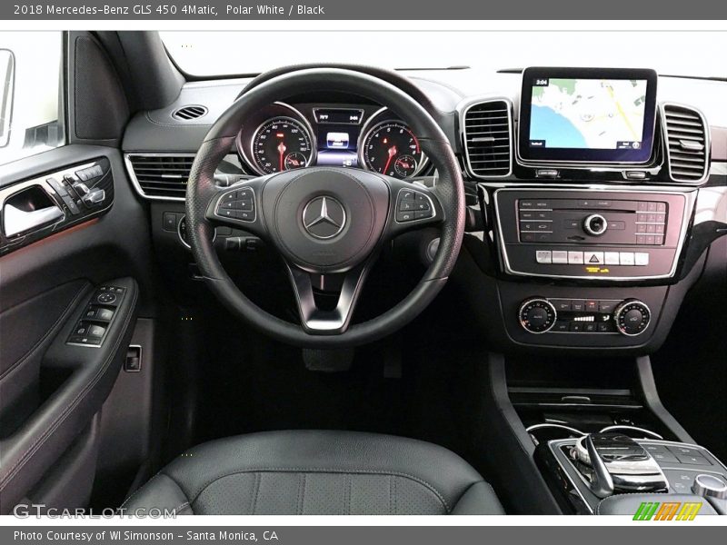 Dashboard of 2018 GLS 450 4Matic
