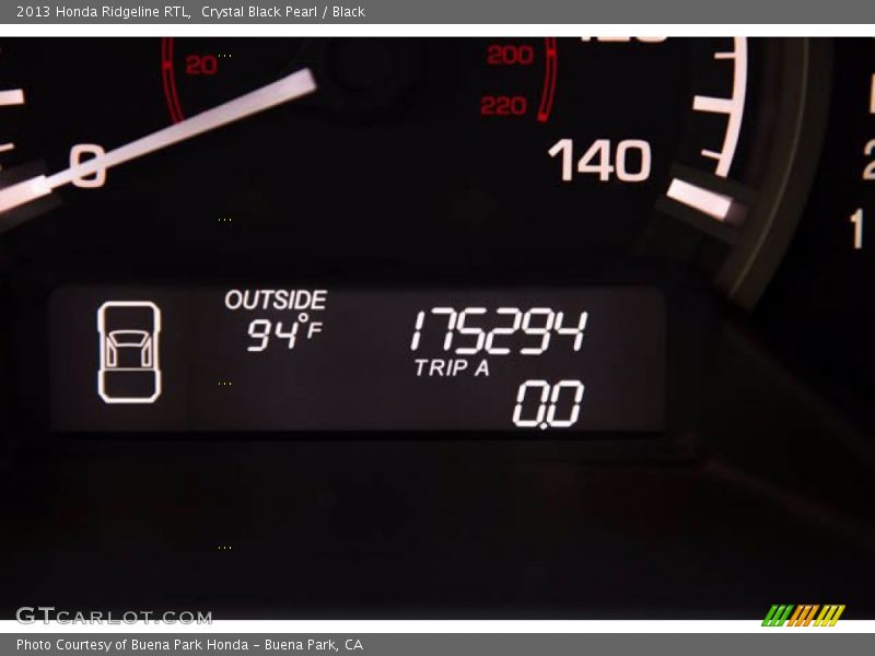 Crystal Black Pearl / Black 2013 Honda Ridgeline RTL