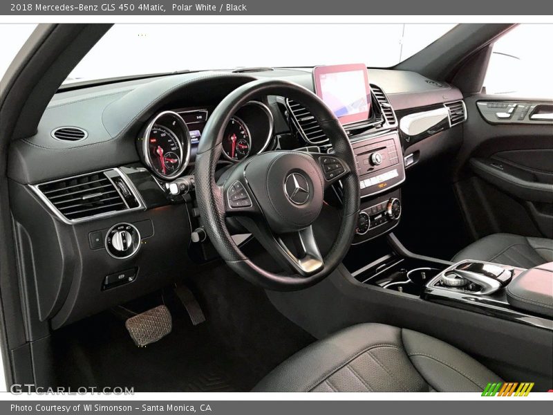 Polar White / Black 2018 Mercedes-Benz GLS 450 4Matic