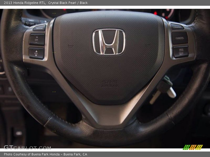 Crystal Black Pearl / Black 2013 Honda Ridgeline RTL