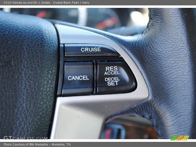 Crystal Black Pearl / Ivory 2010 Honda Accord EX-L Sedan