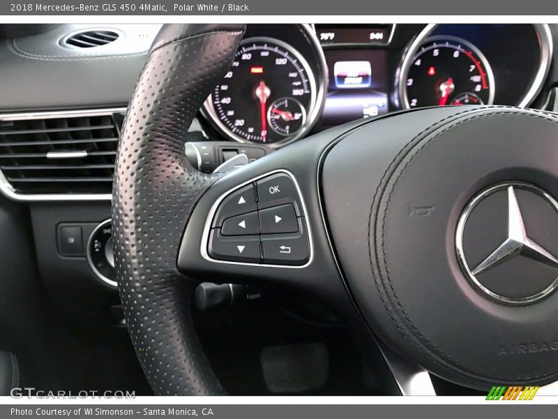 Polar White / Black 2018 Mercedes-Benz GLS 450 4Matic