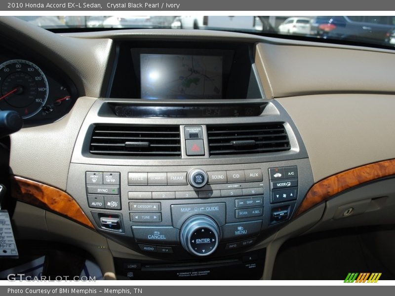 Crystal Black Pearl / Ivory 2010 Honda Accord EX-L Sedan